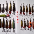 LIPNO, zleva velikost l�i�ky 60 mm a 45 mm. V proveden� niklovan�, mosazn�, s ra�en�mi �upinami, bez ra�en�ch �upin, r�zn� dekory. Nesignov�no nebo signace RYNA. V�robce ZNAK a J.M.B. RYNA.